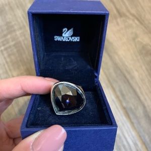 Swarovski crystal cocktail ring